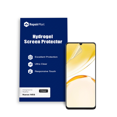 Realme Narzo N53 Compatible Premium Hydrogel Screen Protector With Full Coverage Ultra HD
